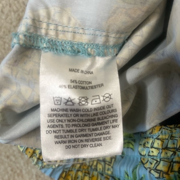 BARNEY COOLS Blue/Green/Pineapple Amphibious Shorts - Picture 5 of 6